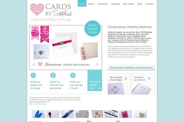 cardsbysophie.com site used Cardsbysophie