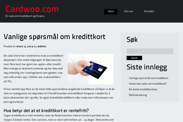 cardwoo.com site used BizFlare