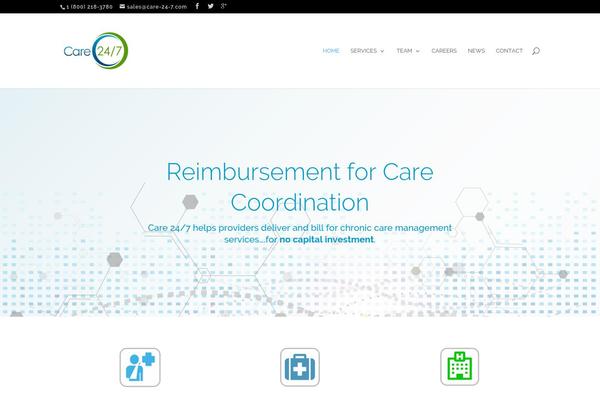 Divi child theme site design template sample