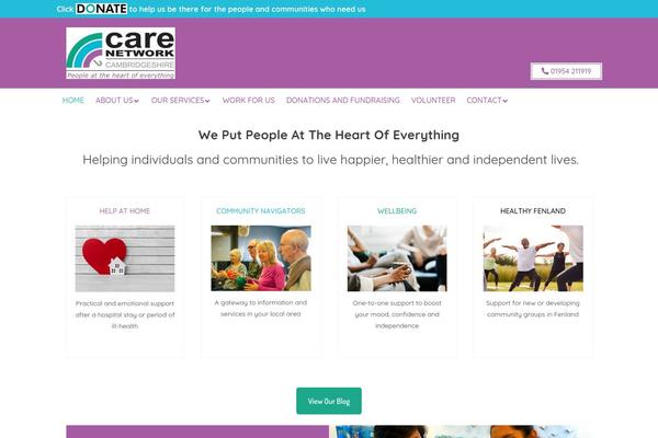 Site using Visucom-smart-sections plugin