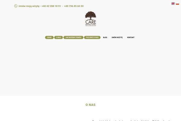 Dentalux theme site design template sample