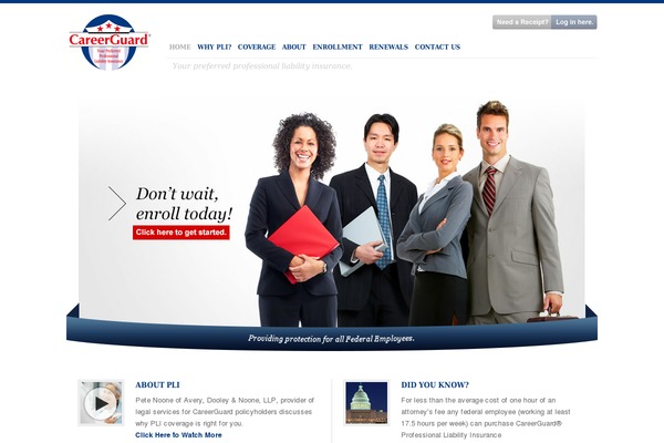 career-guard.com site used Custom