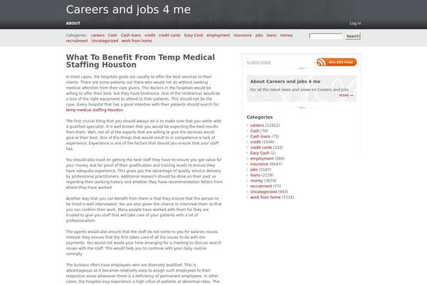 Carrington Blog theme site design template sample