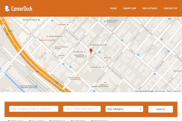 careerduck.com site used Jobify