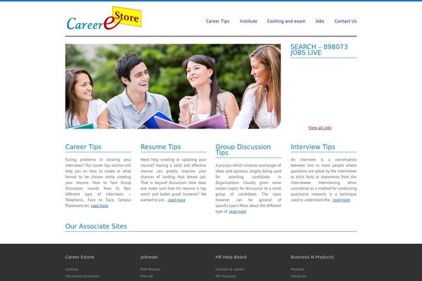 Prospect theme site design template sample