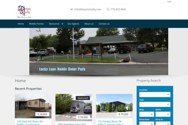 Realia theme site design template sample