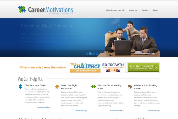 Blueline theme site design template sample