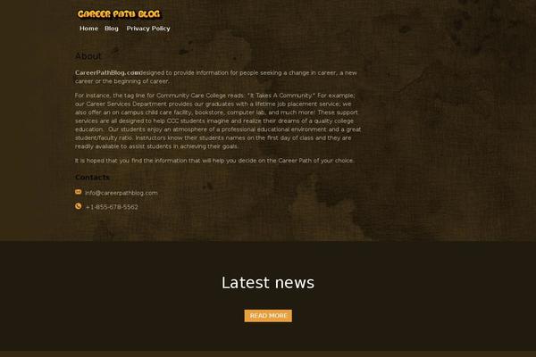 Layers theme site design template sample
