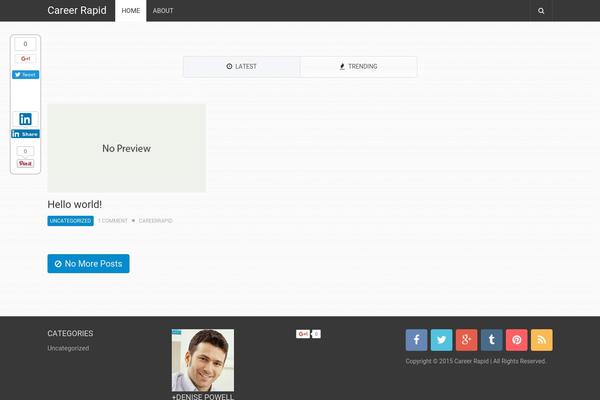 NewsPaper theme site design template sample