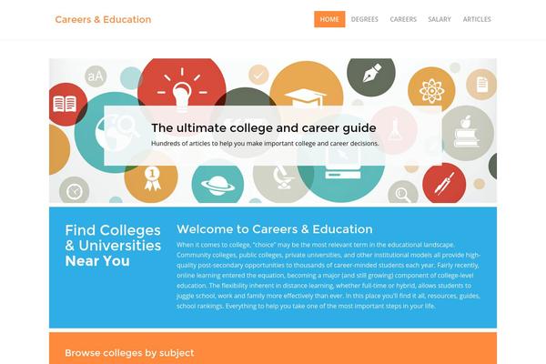 bootcake theme site design template sample