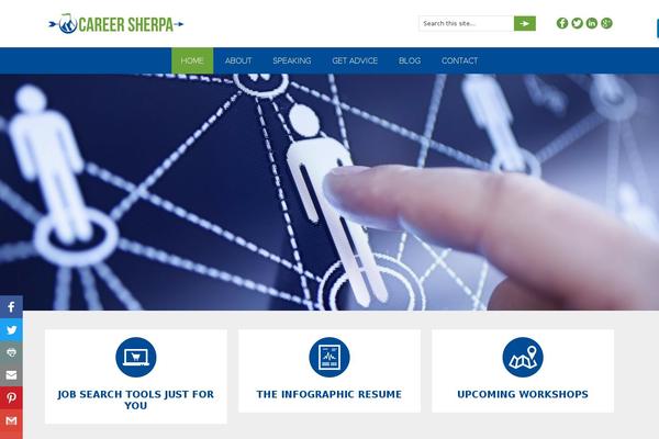 Site using Socialsnap plugin