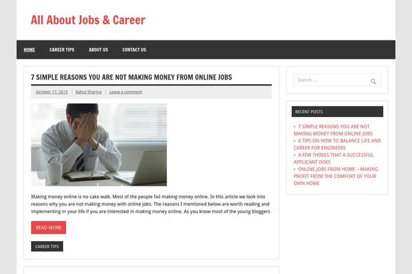 Dynamic News Lite theme site design template sample