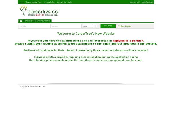 Site using Fxtender-pro-jobroller plugin