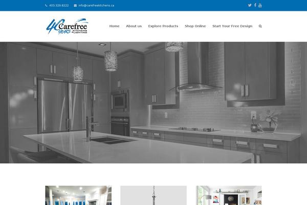 Total theme site design template sample