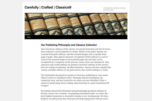 Twenty Ten theme site design template sample