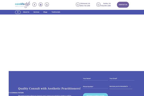 Renewal theme site design template sample