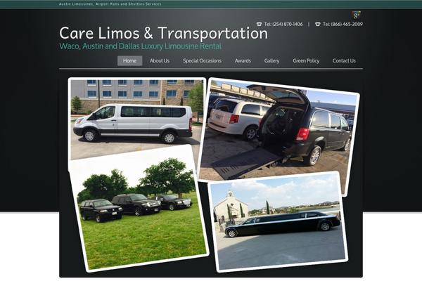 Limousine theme site design template sample