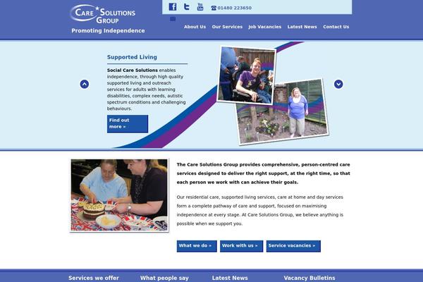 Site using Accordion plugin