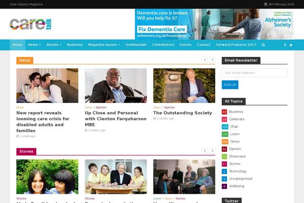 Herald theme site design template sample