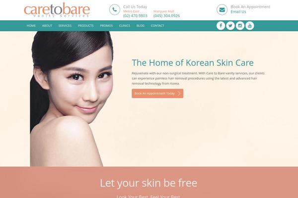 caretobare.com site used Caretobare