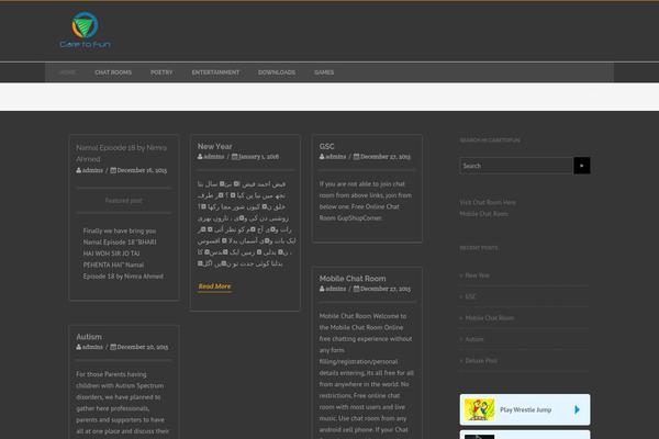 SuperMag theme site design template sample