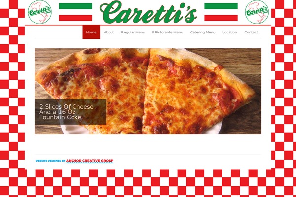 carettispizza.com site used Mycorptheme