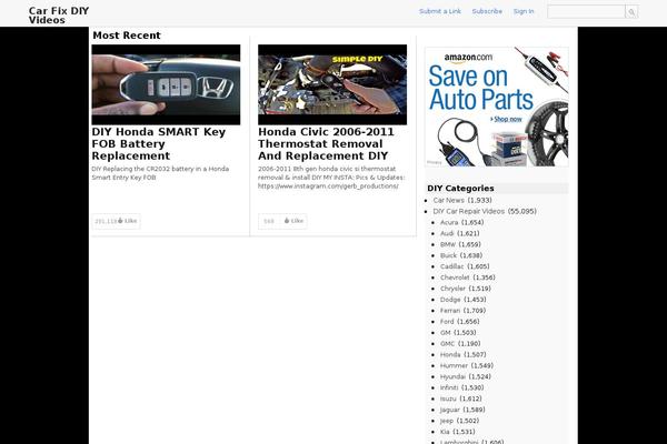 WordPress website example screenshot