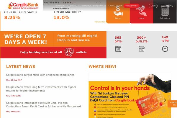 cargillsbank.com site used Cargills