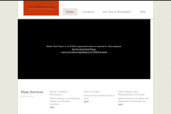carhelpout.com site used Theme1226