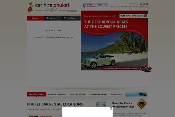 carhirephuket.com site used Chp