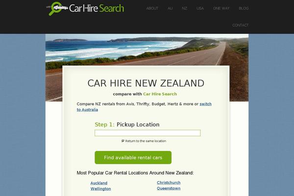 Showcase theme site design template sample