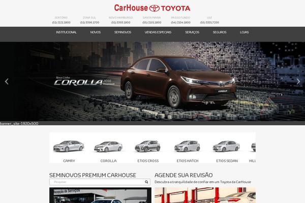 Toyota theme site design template sample