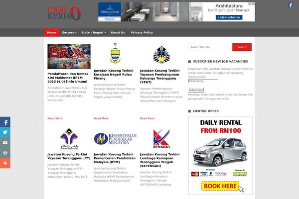 Portal theme site design template sample