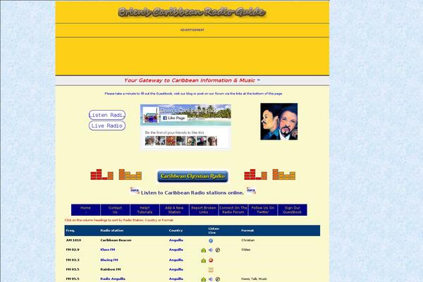 caribbean-radio.com site used Dmsbroadcasting
