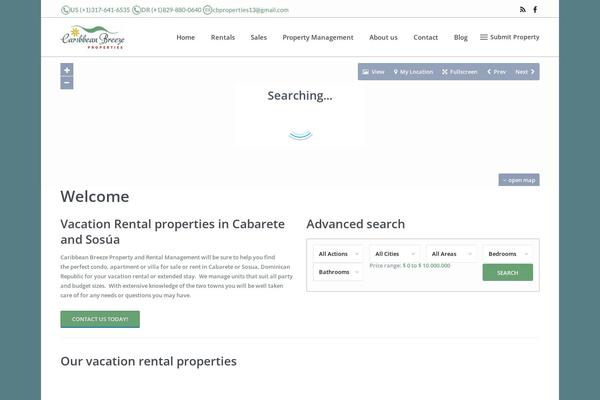 WP Residence theme site design template sample
