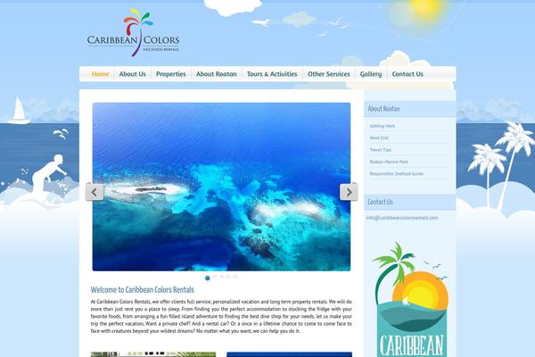 Ccr theme site design template sample