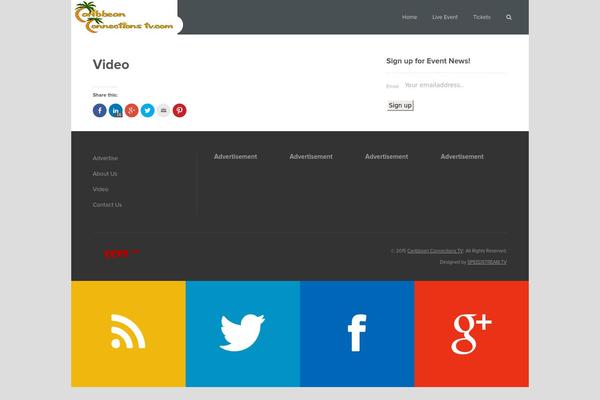Scroller theme site design template sample