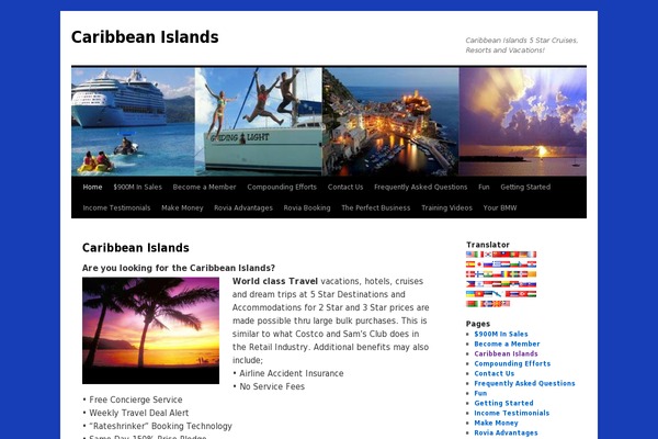 WordPress website example screenshot