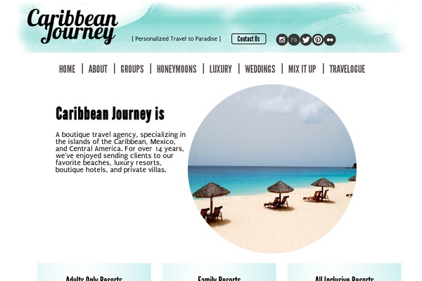 Journey theme site design template sample