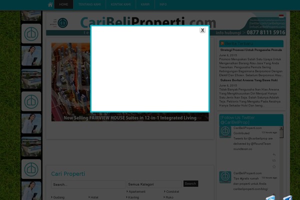 caribeliproperti.com site used Agenproperti