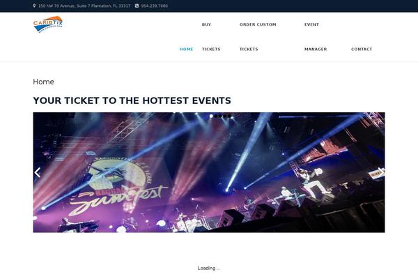 Event theme site design template sample
