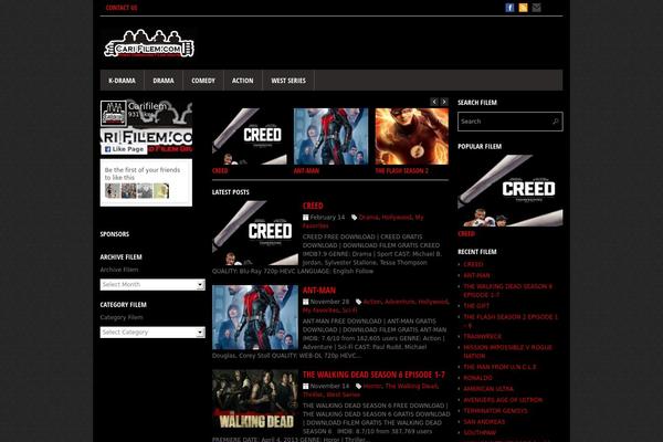 Eris theme site design template sample