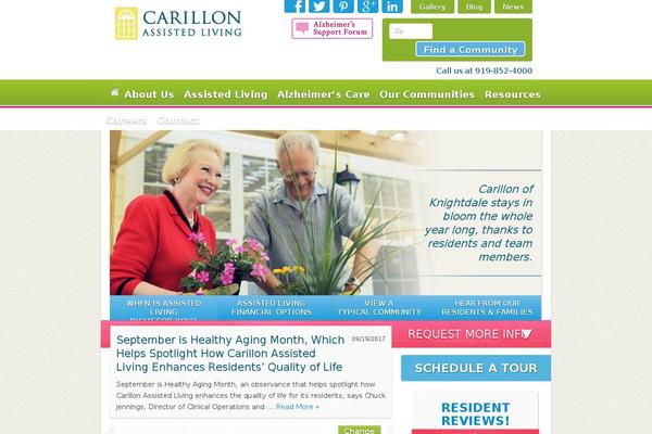 carillonassistedliving.com site used Carillon