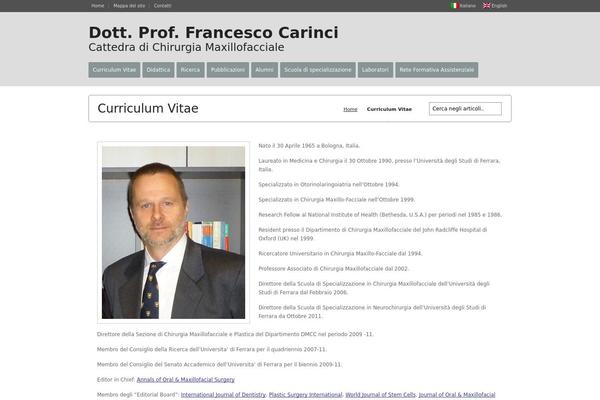 carinci.org site used Karma