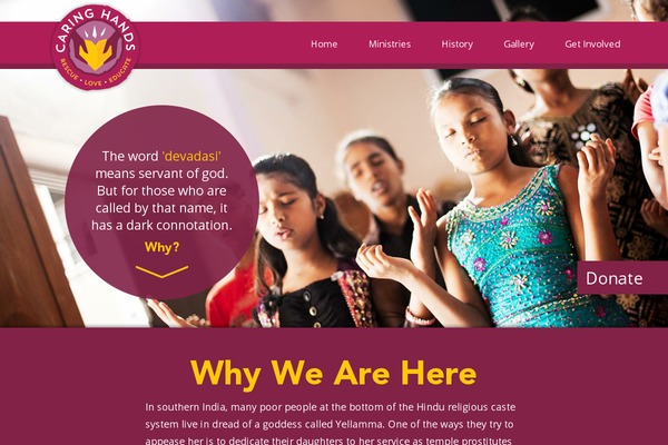 caringhandsindia.com site used Caringhands