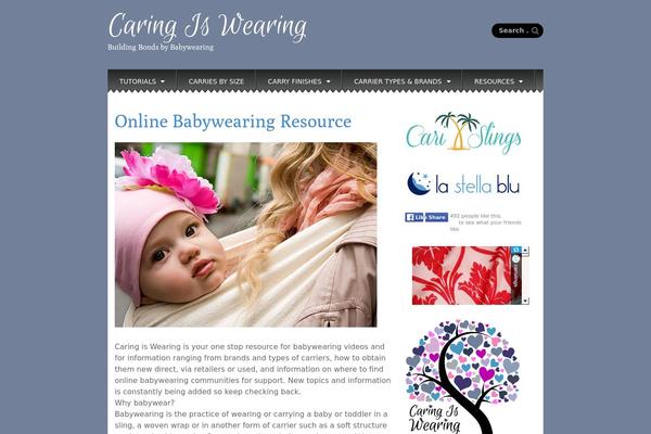 Snowblind theme site design template sample