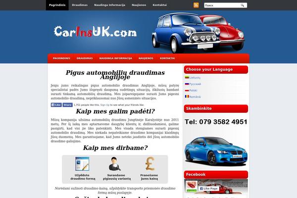 Jarida theme site design template sample