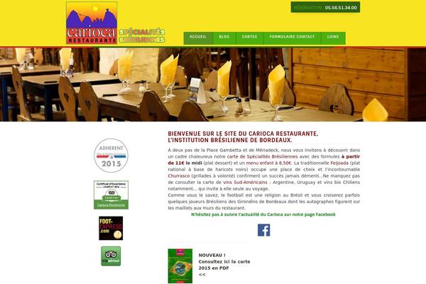 Site using Qode-restaurant plugin