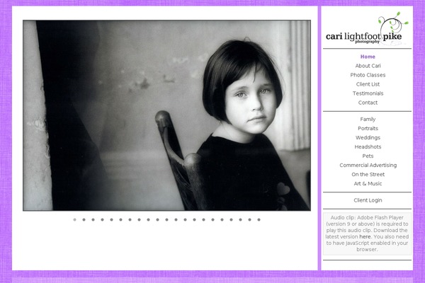 Site using Audio Player plugin