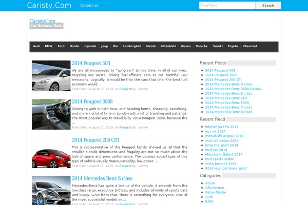 caristy.com site used Rhecko